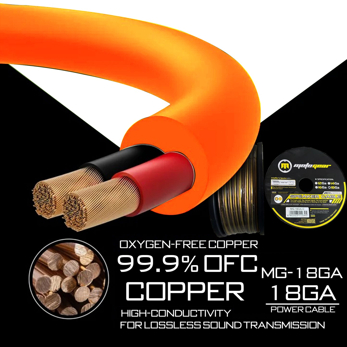 THE SPEAKER CABLE MG-18GA-C