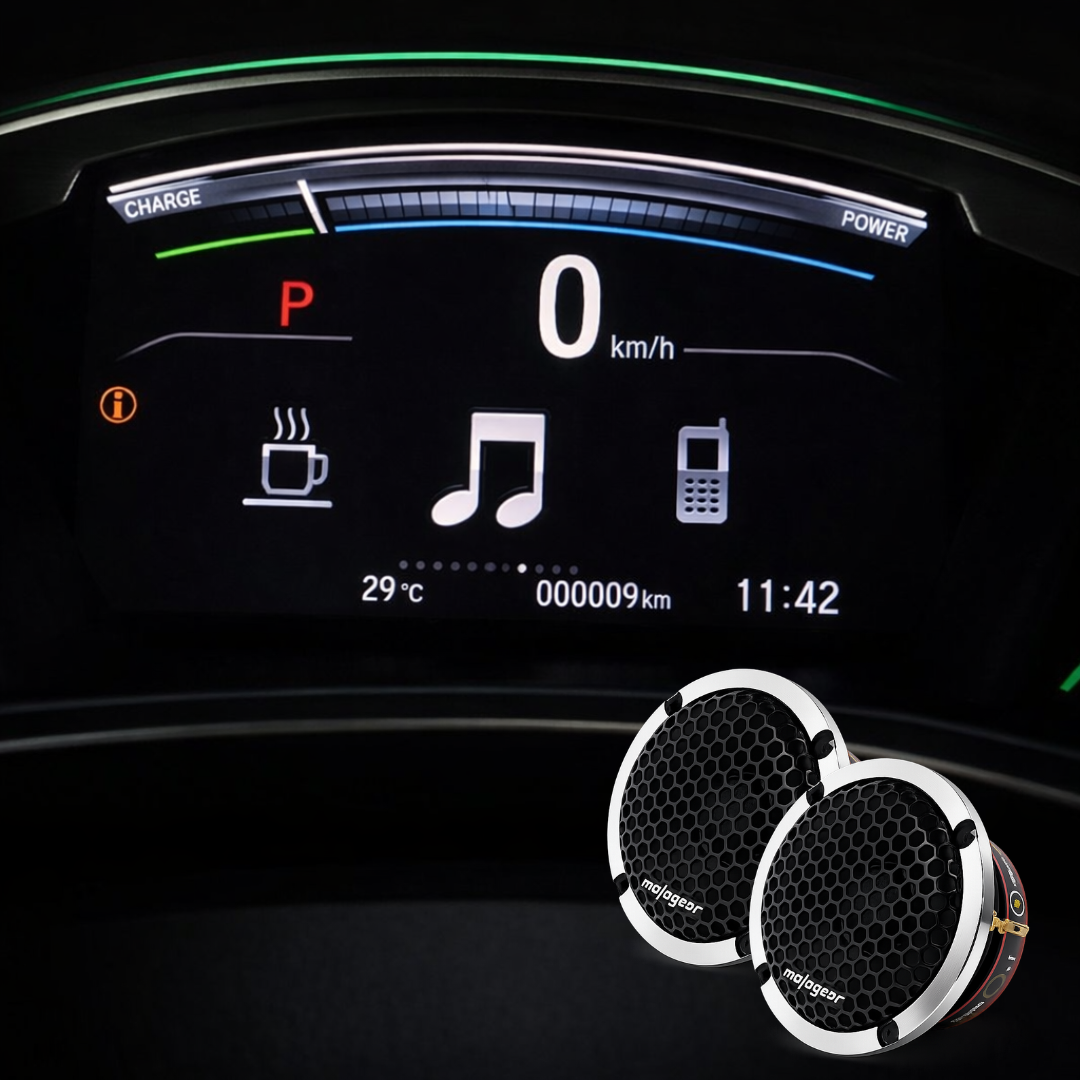 MOTOGEAR Dock Beats-1 40W RMS 3.5 Inch Car Speaker Tweeter