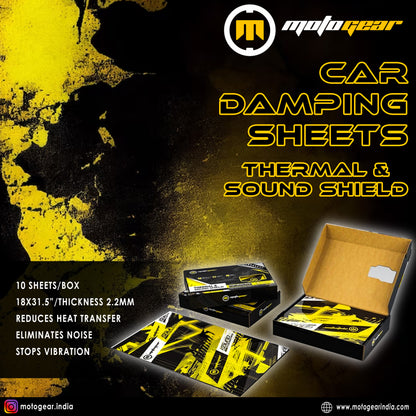 THE CAR DAMPING SHEET MG-SOUNDCRUSHERONE (10 SHEETS)