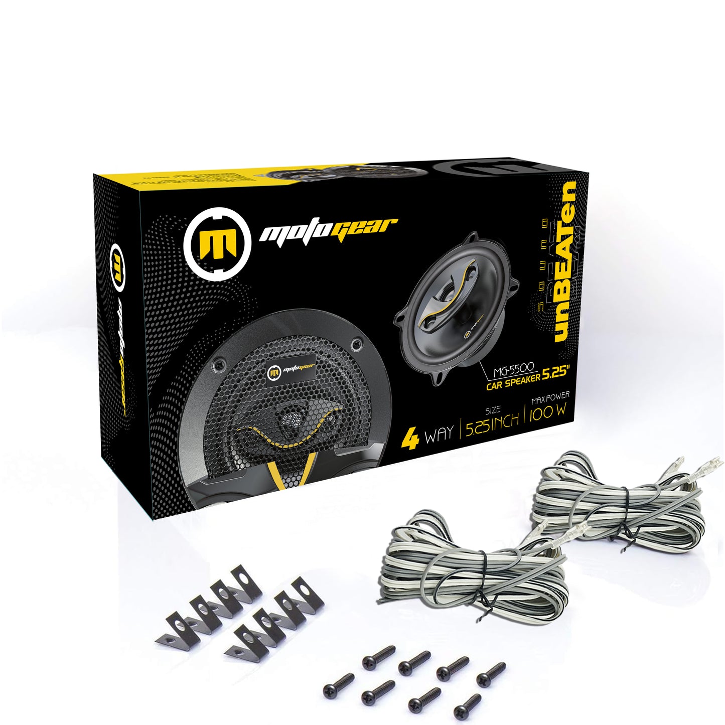 THE 5.25 INCH CAR DOOR 4 WAY SPEAKERS MG-5500 (PACK OF 2)