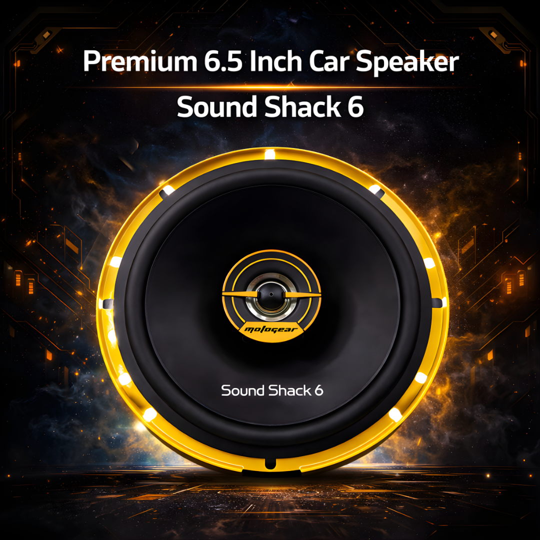 MOTOGEAR Sound Shack-6 50W RMS 6.5 Inch Mid Range Car Speaker