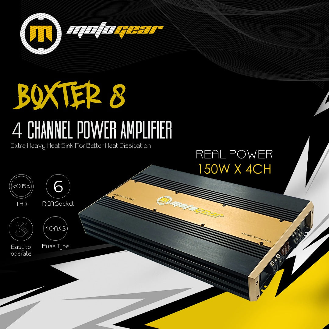 THE 4 CHANNEL AMPLIFIER MG-BOXSTER-8