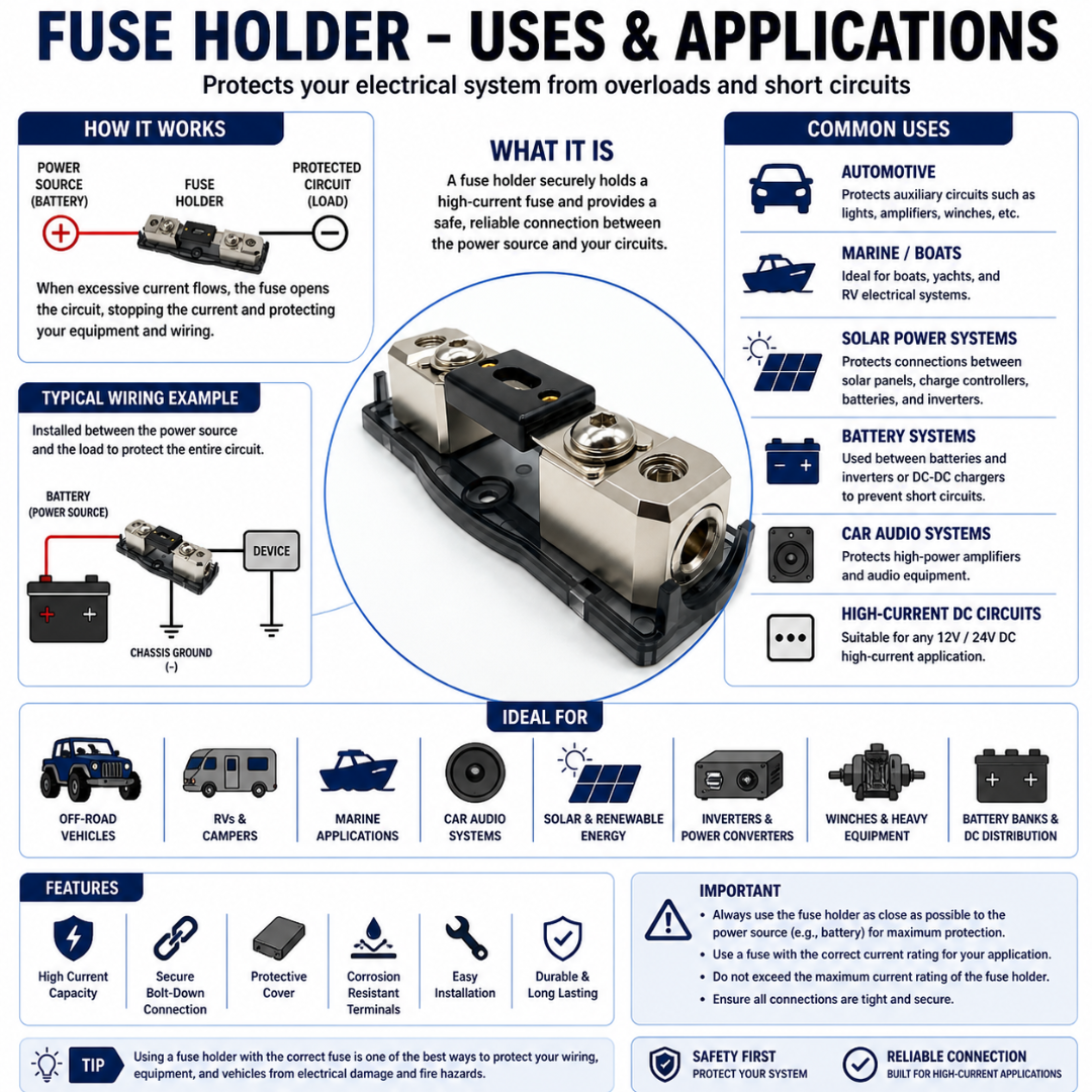 MOTOGEAR Bridge-2 300A ANL Fuse Holder