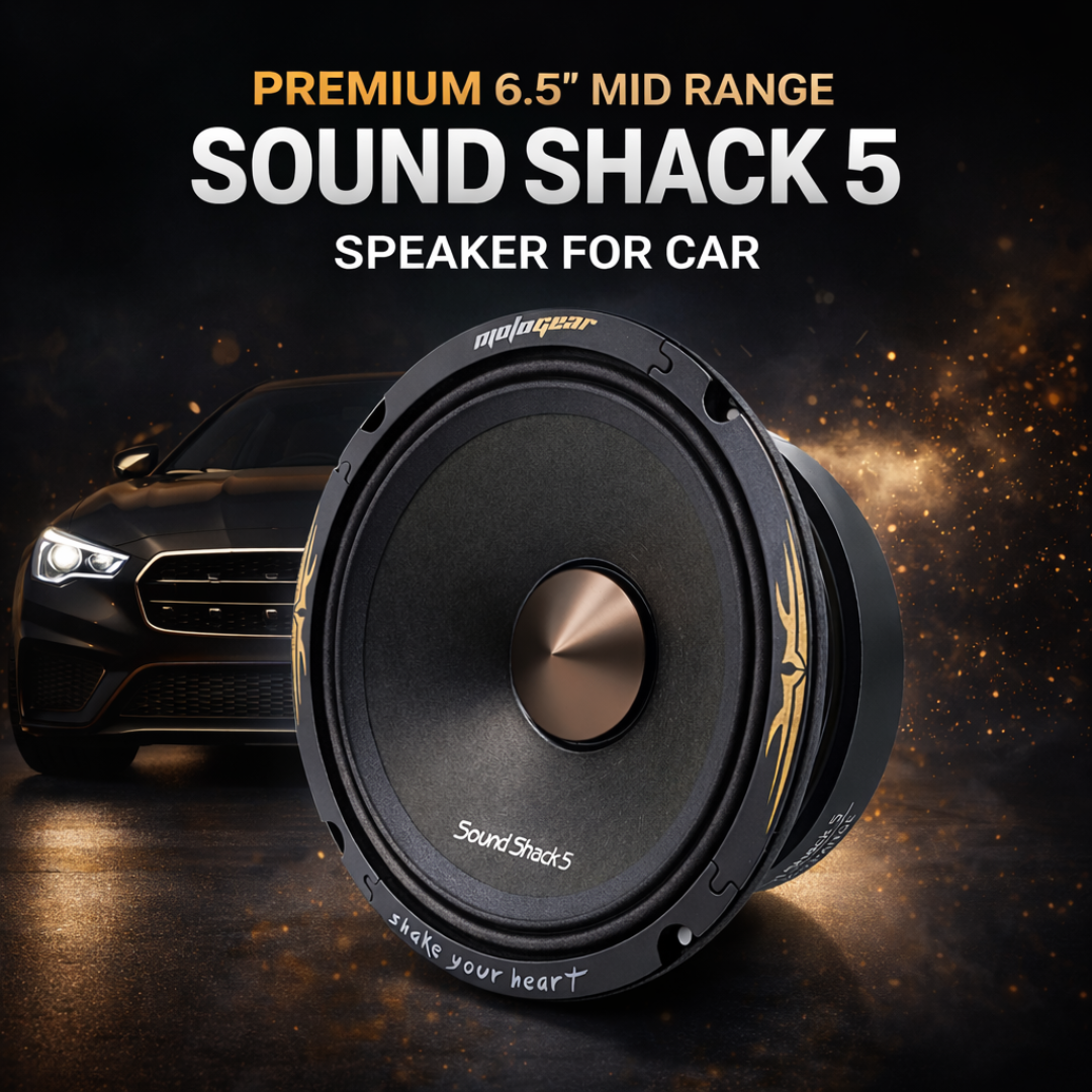 MOTOGEAR Sound Shack-5 200W RMS 6.5 Inch Full Mid Range Car Speaker