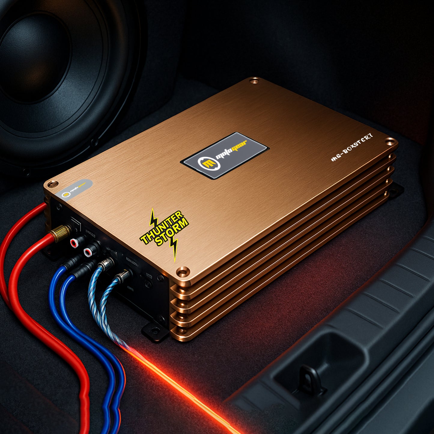 THE 1 CHANNEL AMPLIFIER MONO BOXSTER-7 (Gold)