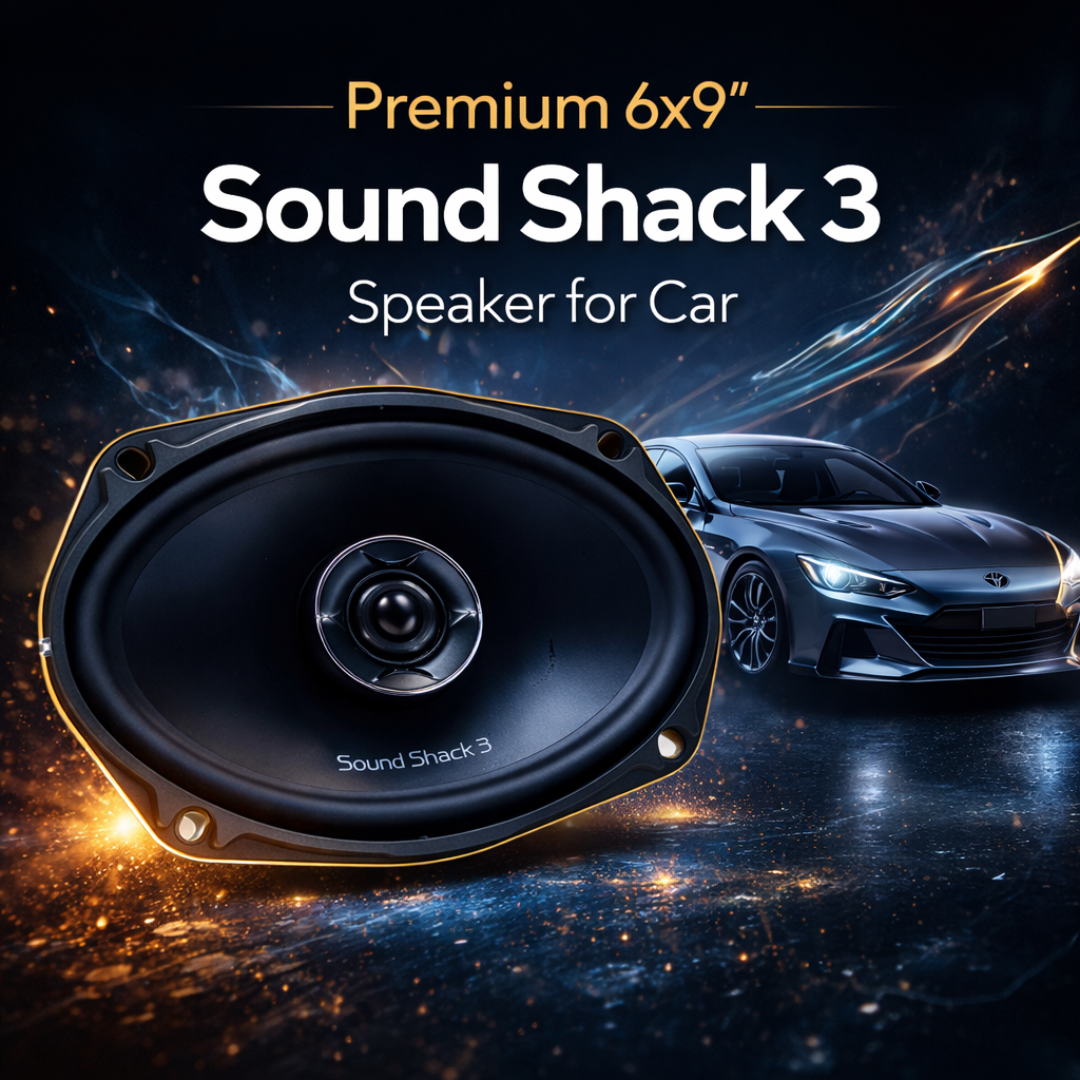 MOTOGEAR 300W Max-150W RMS Power Car Speaker | High Performance | Universal Fit For All Cars ( Pack of 2)