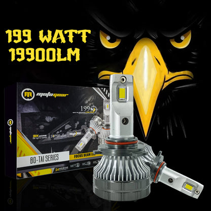THE BO-TAI SERIES CAR LED HEADLIGHT 199 WATT H4 (PACK OF 2)