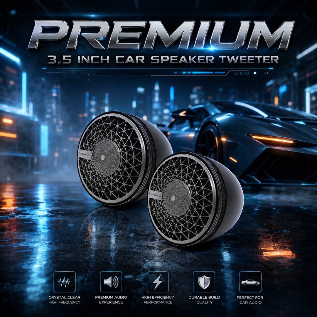 MOTOGEAR Jingle Bell-1 30W RMS 3.5 Inch Car Speaker Tweeter