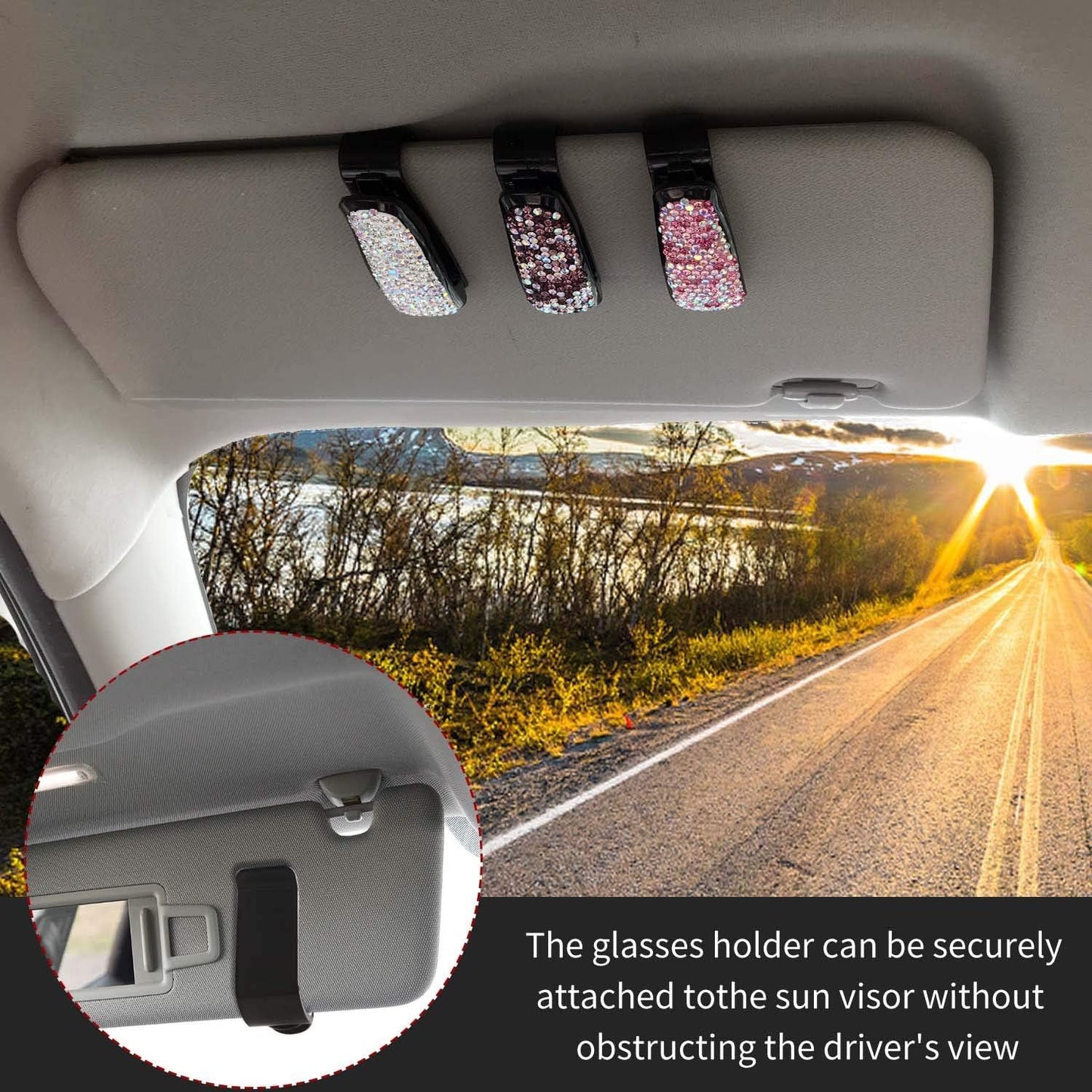 THE CAR INTERIOR SUNGLASSES CLIP