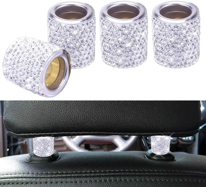 THE CAR DECOR HEADREST COLLAR RINGS (PACK OF 4)