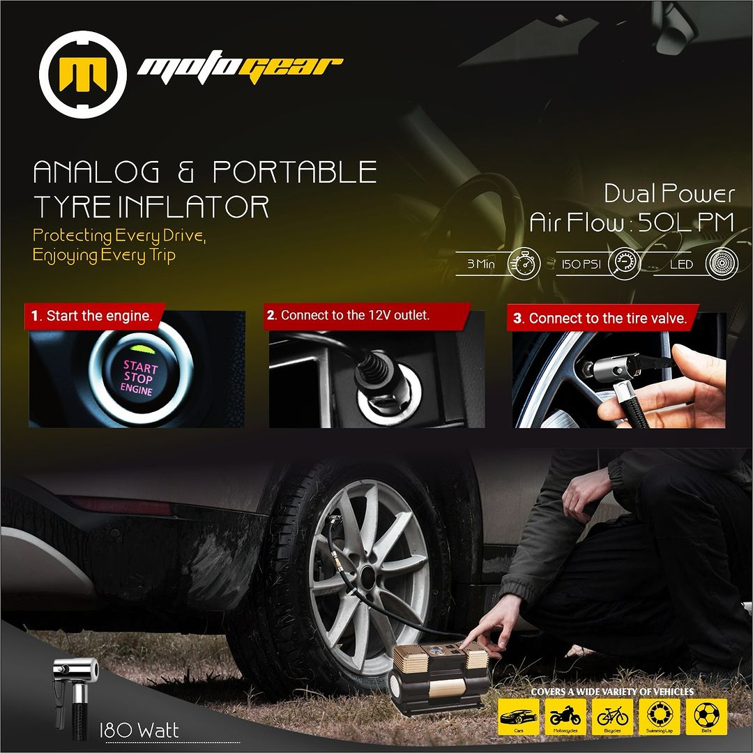 The Car Tyre Inflator MG-A8