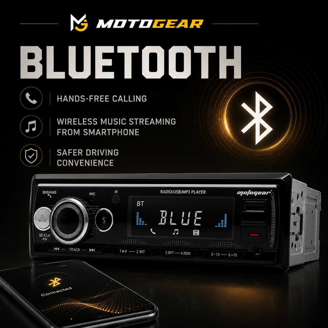 MOTOGEAR FM-4 4x60W MOSFET Car FM Stereo Player