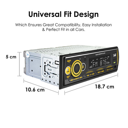 THE HASSLER SERIES CAR FM STEREO AND USB PLAYER MG-FM 4