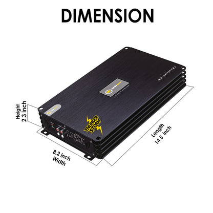 THE 1 CHANNEL AMPLIFIER MONO BOXSTER-7 (Black)