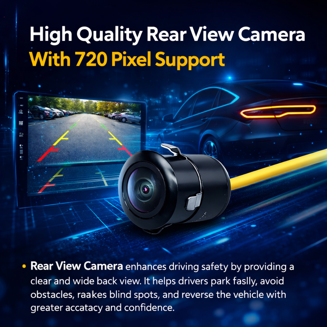 MOTOGEAR Storm Vibe-3 4GB RAM+64GB ROM 9 Inch QLED Car Android Player