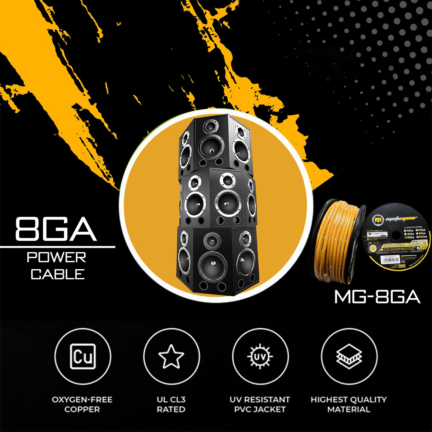 THE POWER CABLE MG-8GA-C