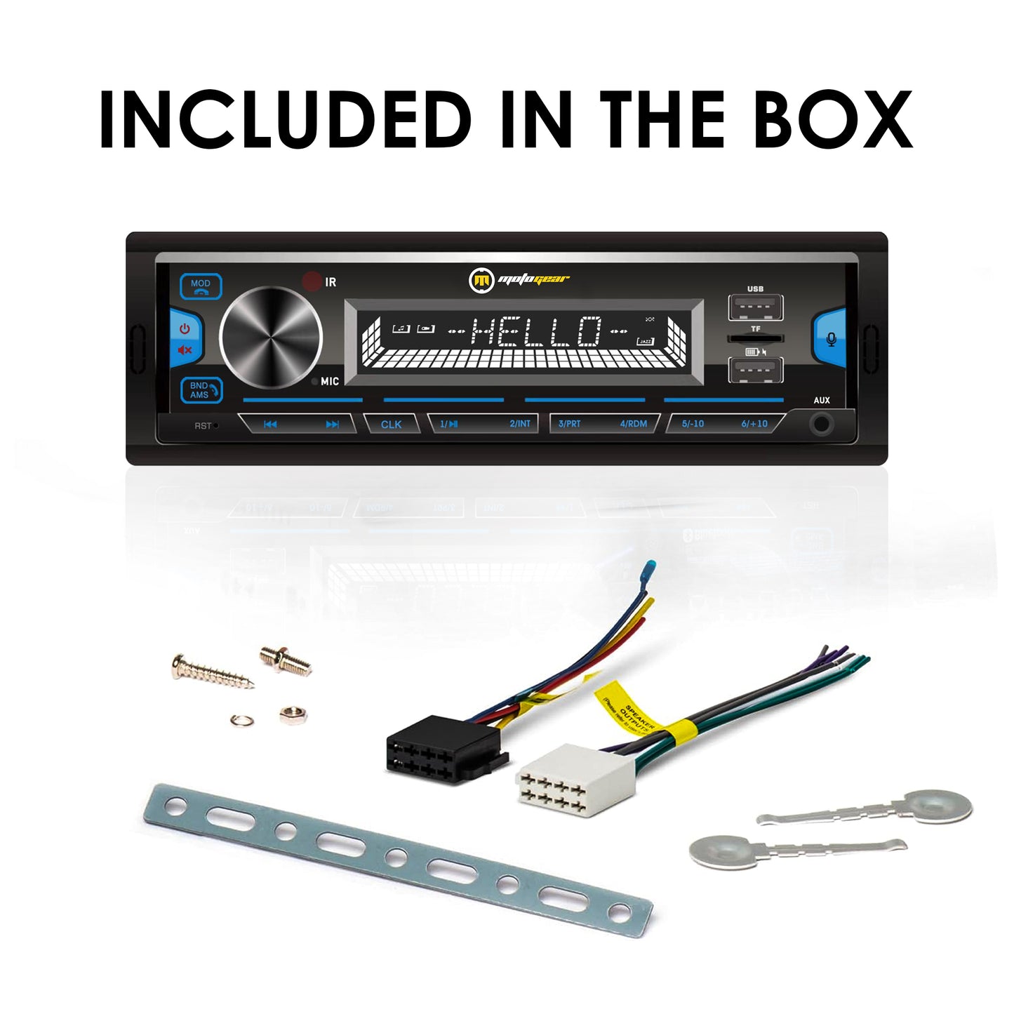 THE SIENA SERIES CAR FM STEREO AND USB PLAYER MG-FM 5