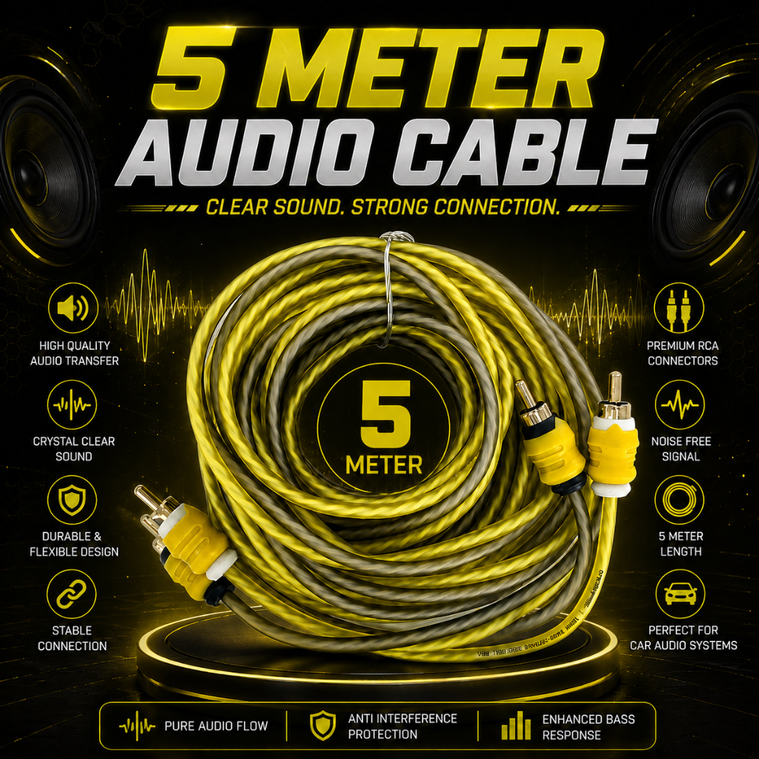 MOTOGEAR 4 Gauge Car Amplifier Wiring Kit | 3200W Power Handling | 100% Oxygen-Free Copper Cable | 100A ANL Fuse | Complete Audio Installation Kit