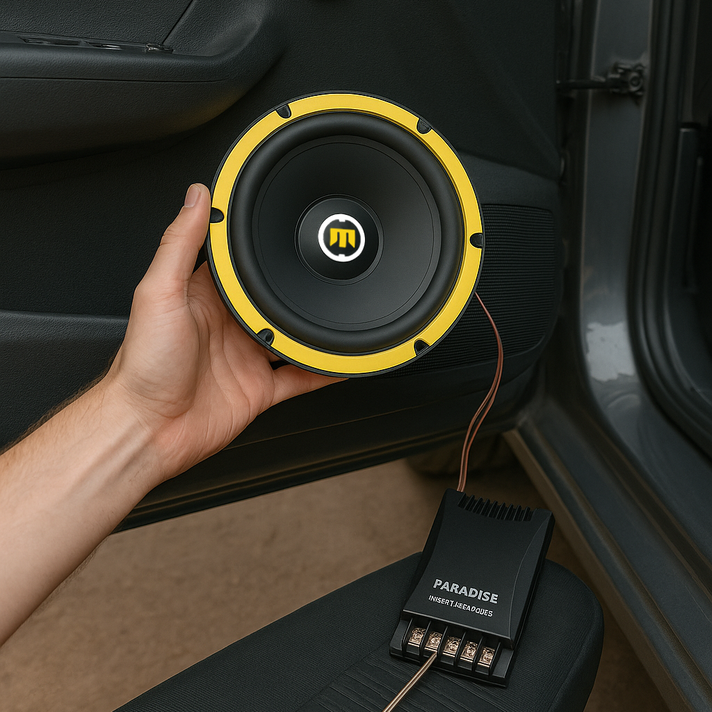 THE 6 INCH COMPONENT SPEAKERS WITH TWITTERS (Pack of 2)
