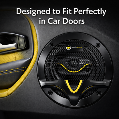 MotoGear 5.25 Inch 60W Max-30W RMS Power Car Door Speaker | High Performance | Universal Fit For All Cars ( Pack of 2)