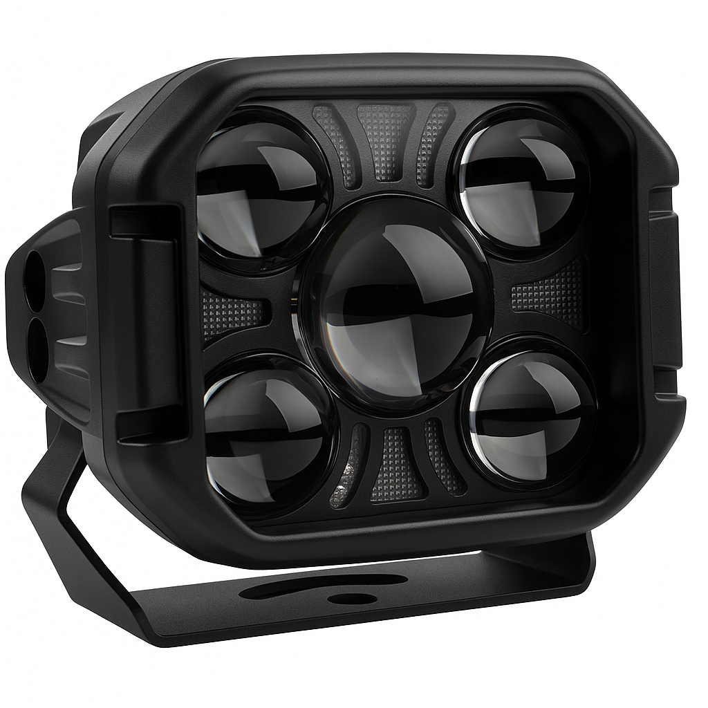 The Night Riders Series LED Auxiliary Light 130W – Car & Bike Driving Fog Light (Set of 2)