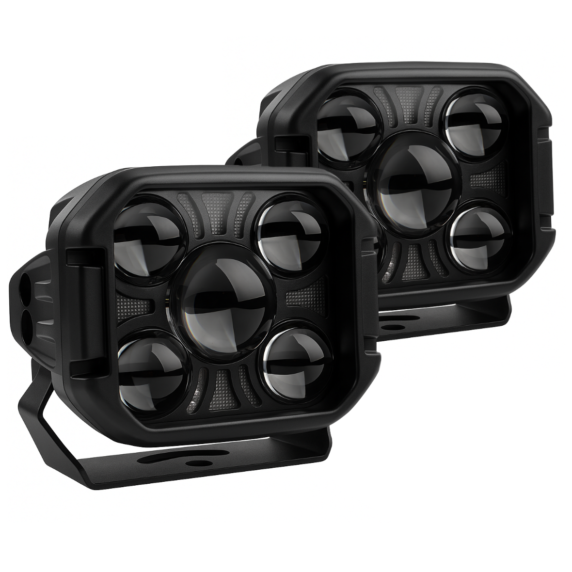 The Night Riders Series LED Auxiliary Light 130W – Car & Bike Driving Fog Light (Set of 2)