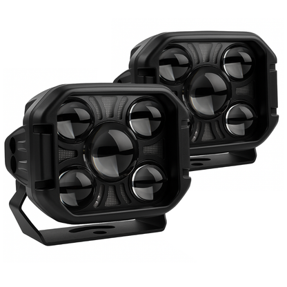 The Night Riders Series LED Auxiliary Light 130W – Car & Bike Driving Fog Light (Set of 2)