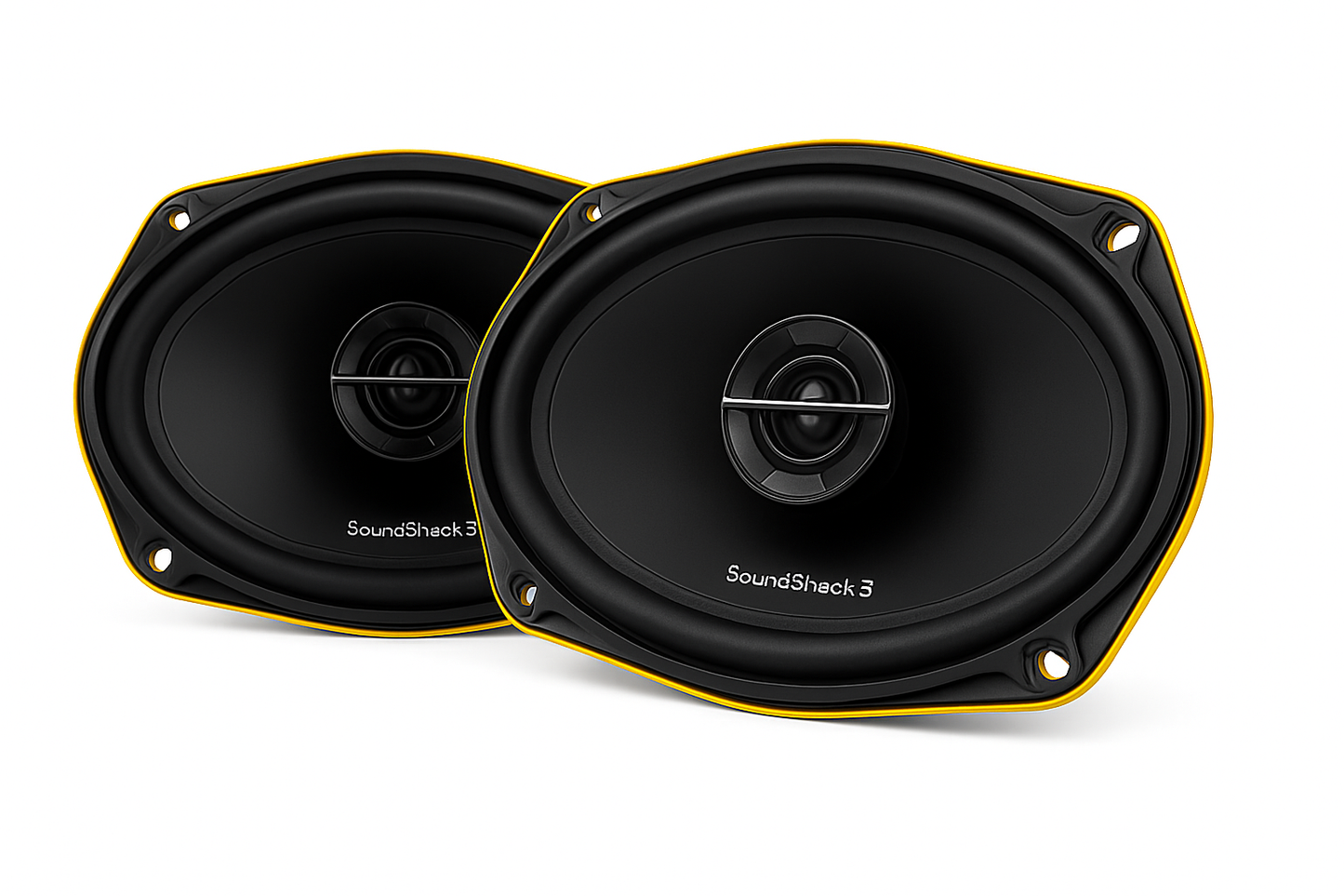 THE MID RANGE 6X9 INCH CAR SPEAKERS SOUND SHACK-3 (PACK OF 2)