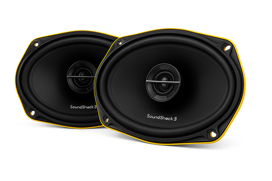 THE MID RANGE 6X9 INCH CAR SPEAKERS SOUND SHACK-3 (PACK OF 2)