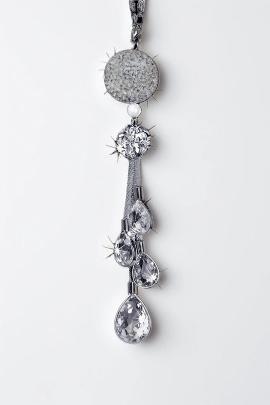 THE BLING CRYSTAL BALL HANGING ORNAMENT FOR CAR REAR VIEW MIRROR