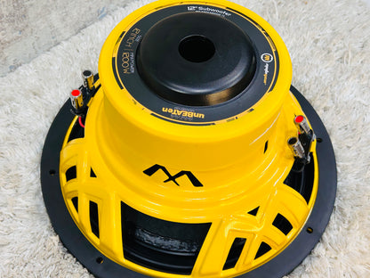 THE 12 INCH CAR SUBWOOFER MG-KNOCKDOWN13 (Pack of 1)