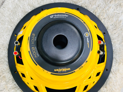 THE 12 INCH CAR SUBWOOFER MG-KNOCKDOWN13 (Pack of 1)