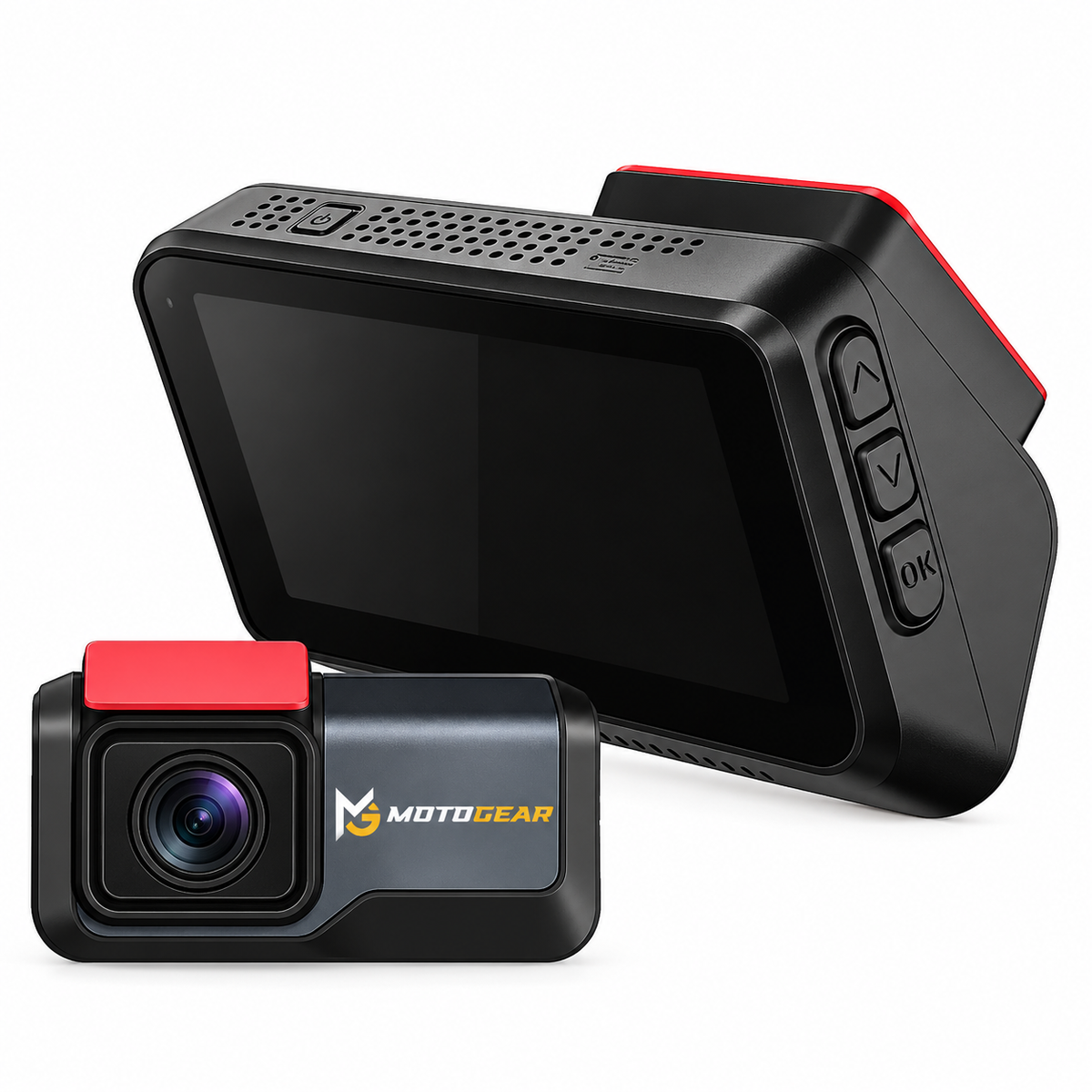 MOTOGEAR Dashcam 3 Inch 1080P Dual Lens Car Dash Camera
