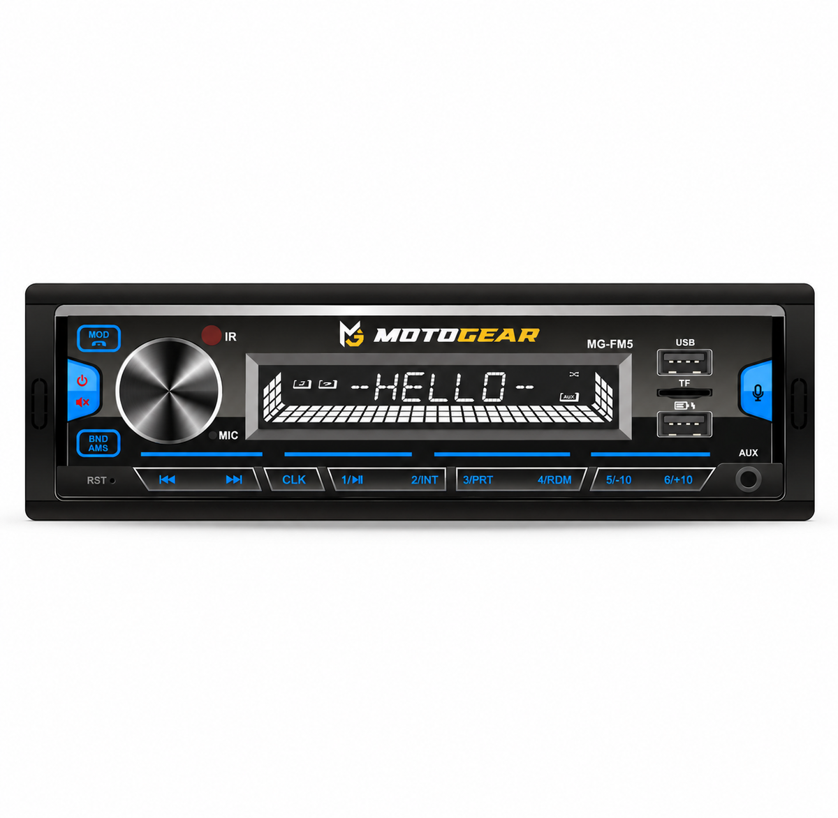 MOTOGEAR FM-5 4x60W MOSFET Car FM Stereo Player
