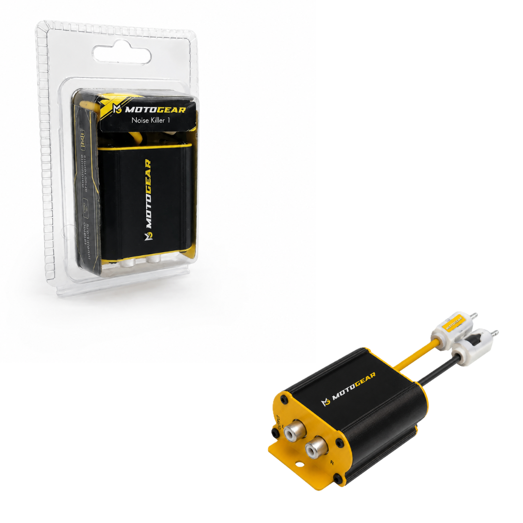 MOTOGEAR Noise Killer 1 2-Channel RCA Ground Loop Isolator (Pack of 1)