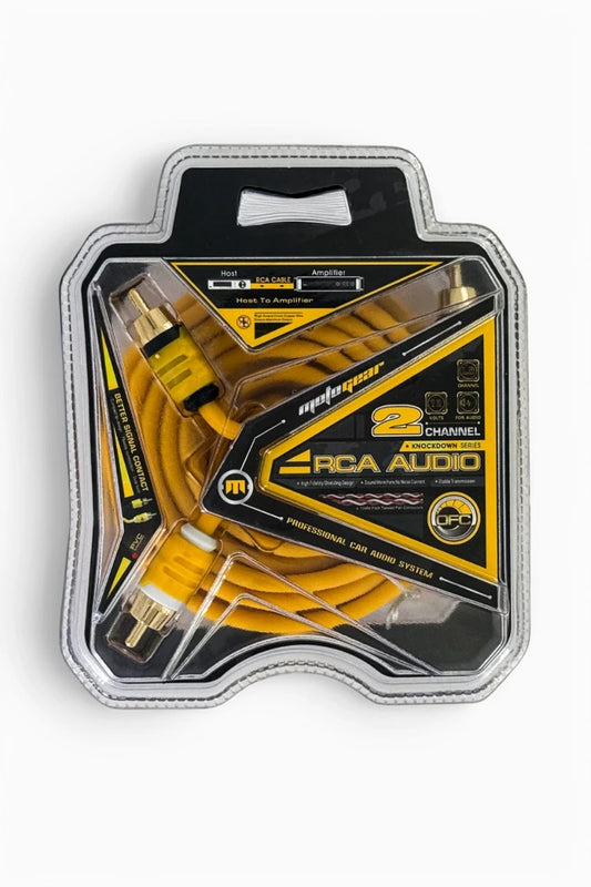 THE KNOCKDOWN SERIES 2 CHANNEL RCA CABLE (3 METRES)