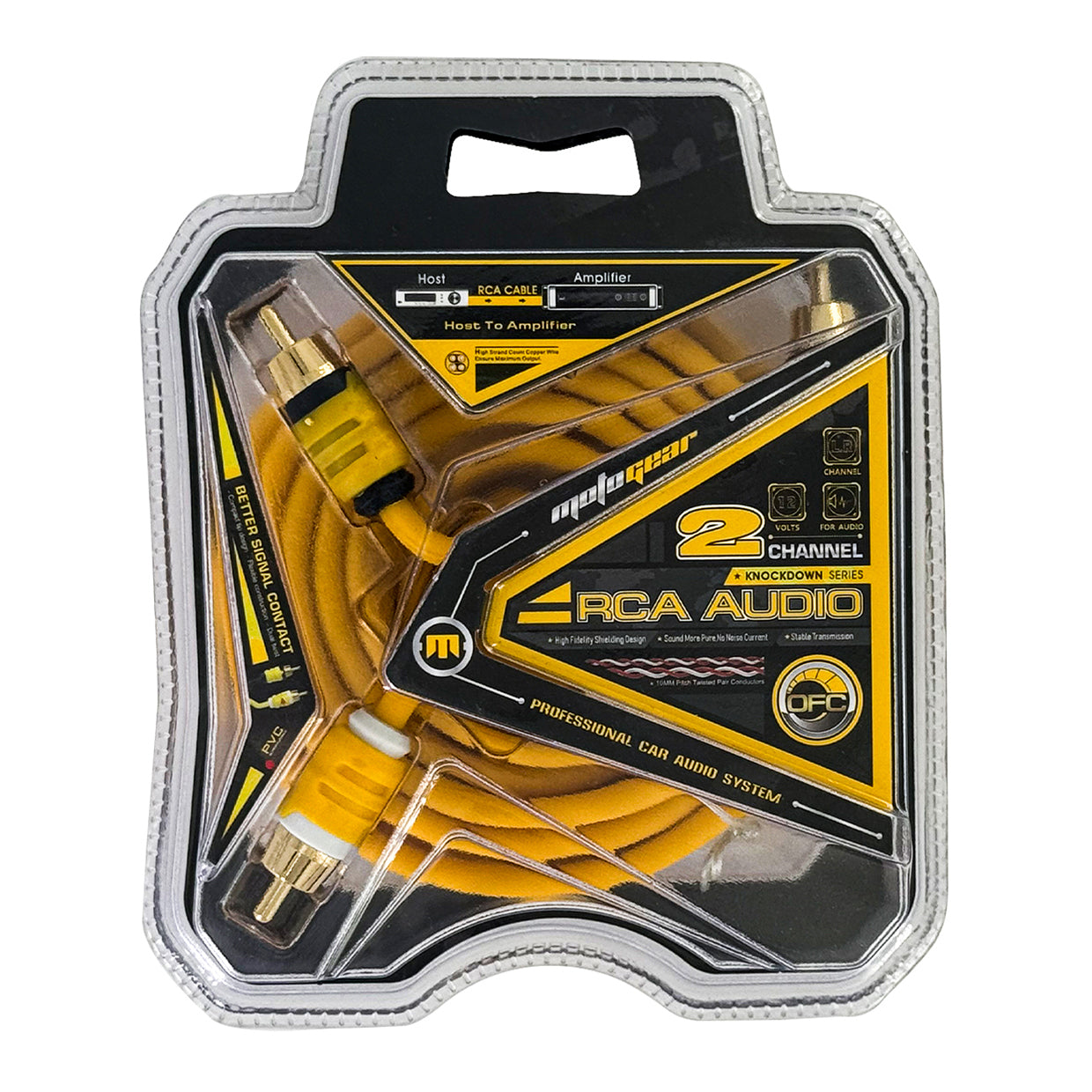 THE KNOCKDOWN SERIES 2 CHANNEL RCA CABLE (5 METRES)