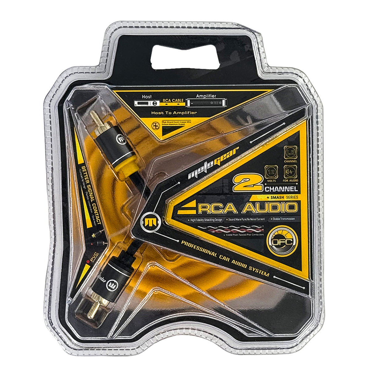THE SMASH SERIES 2 CHANNEL RCA CABLE (3 METRES)